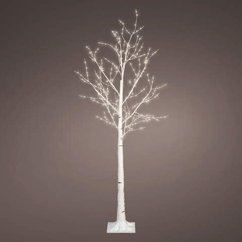 Micro LED tree gb pvc birch steady outdoor white/warm white dia90cm x H.150cm
