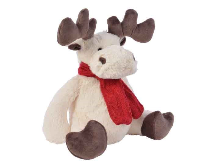 Pes Deer W Scarf23X30X30Cm - Christmas - Windyridge Garden Centre