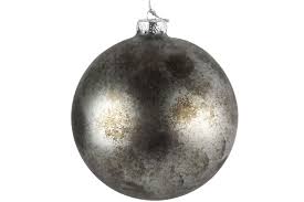 Bauble rd Lenny L silver Ã˜12CM