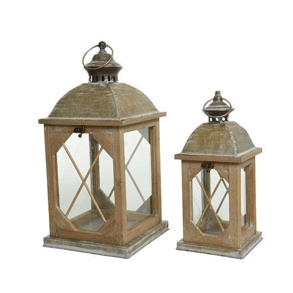firwood lantern w zinc roof xsmall natural/colour(s) - Home & Living - Windyridge Garden Centre