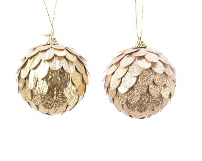 Foam Bauble W Glitter W Hangerdia8Cm - Christmas - Windyridge Garden Centre