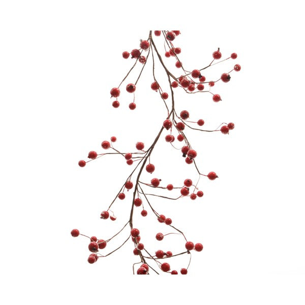 Garland Foam Snow Berries, Glitter L2.00-W13.00-H130.00Cm - Christmas - Windyridge Garden Centre