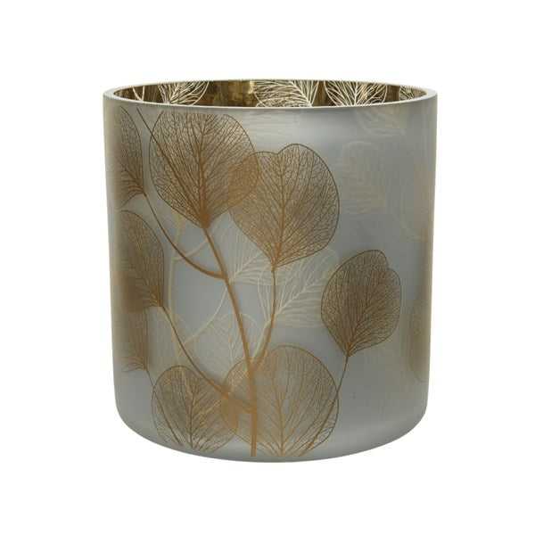 Glass Hurricane Silver Dollar White - Home & Living - Windyridge Garden Centre