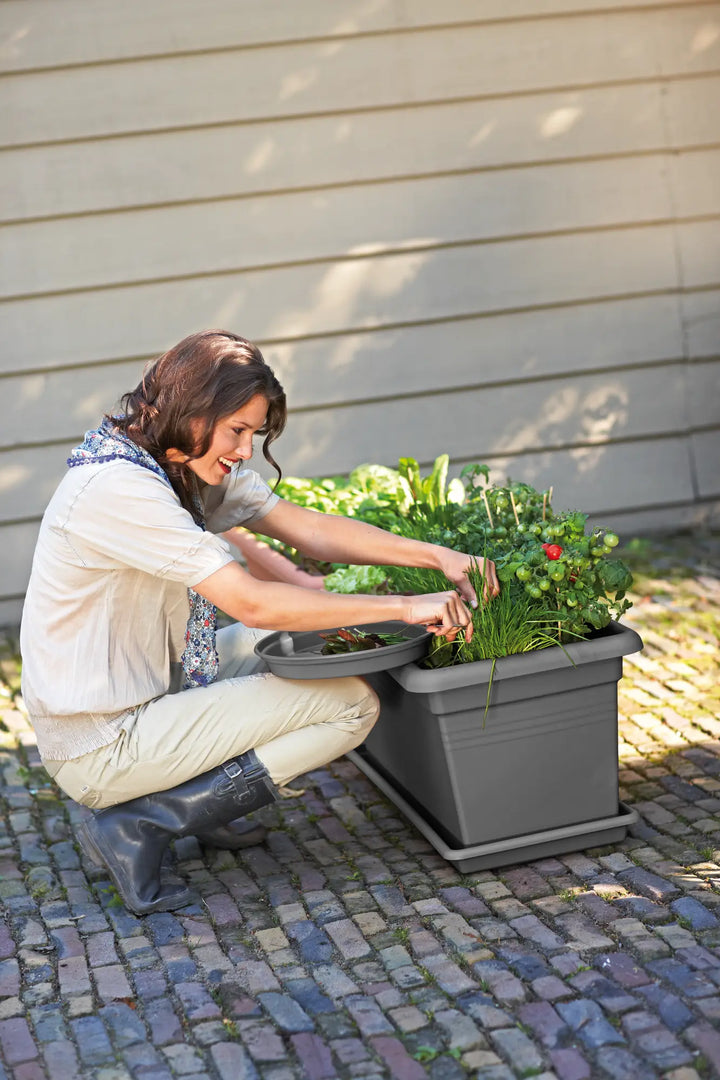 Green Basics Garden XXL Trough 80cm Living Black