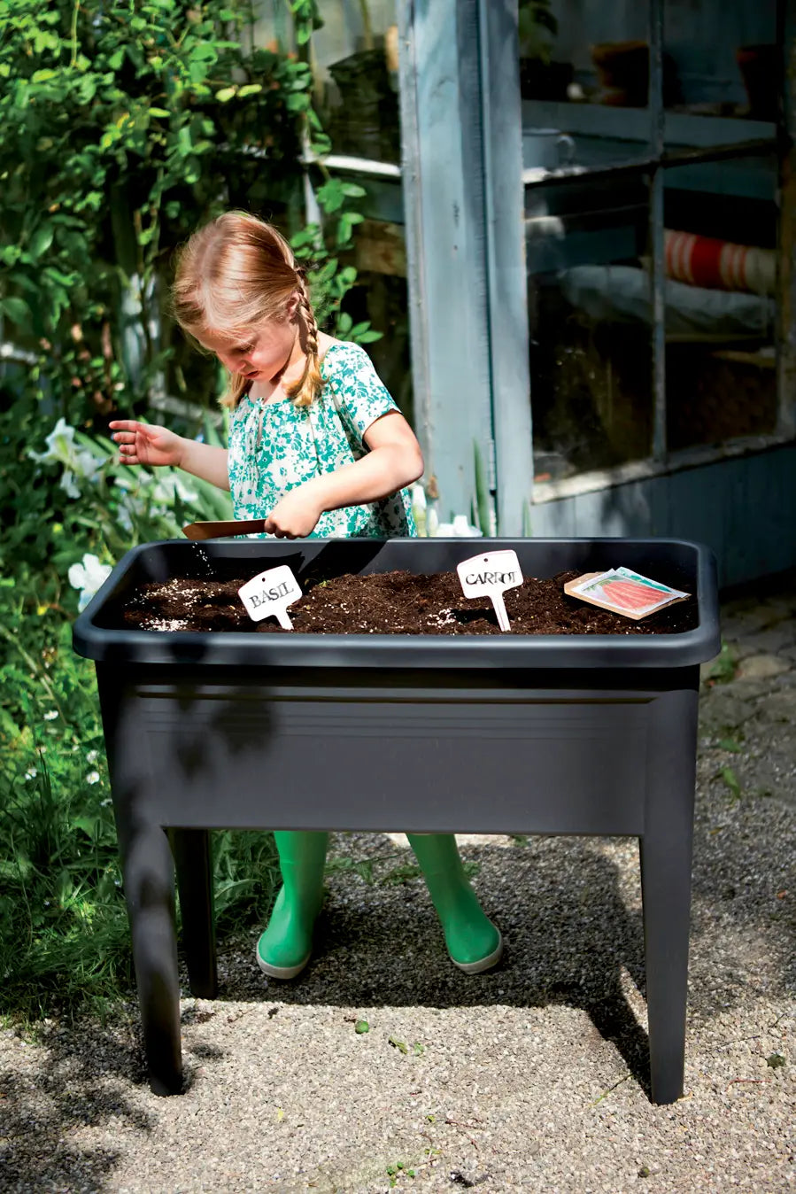 Green Basics Grow House XXL Trough Ø75cm Living Black