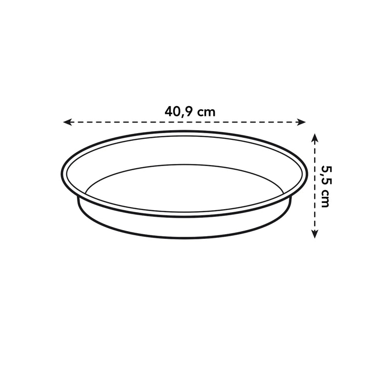 Green Basics Saucer Ø41cm Living Black