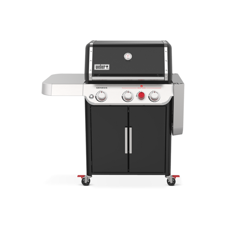 Weber Genesis E-325s Gas Grill with side table down