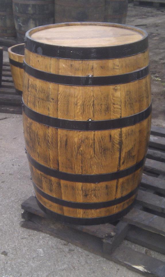Light Oak 40 Gallon Barrel