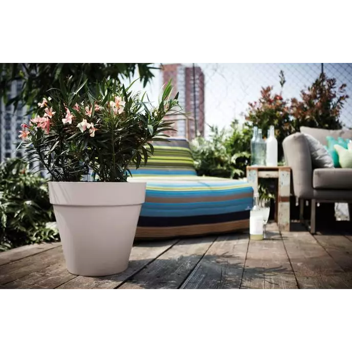 Loft Urban Round Pot Ø70cm Warm Grey