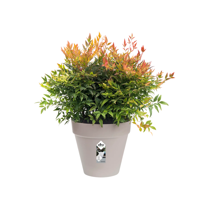 Loft Urban Round Pot On Wheels Ø50cm Warm Grey