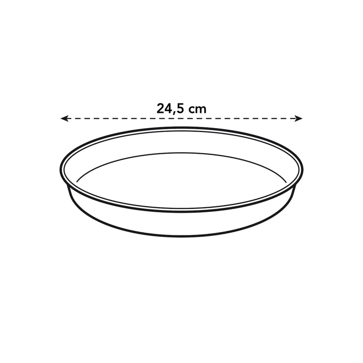 Loft Urban Saucer Round Ø24cm Warm Grey