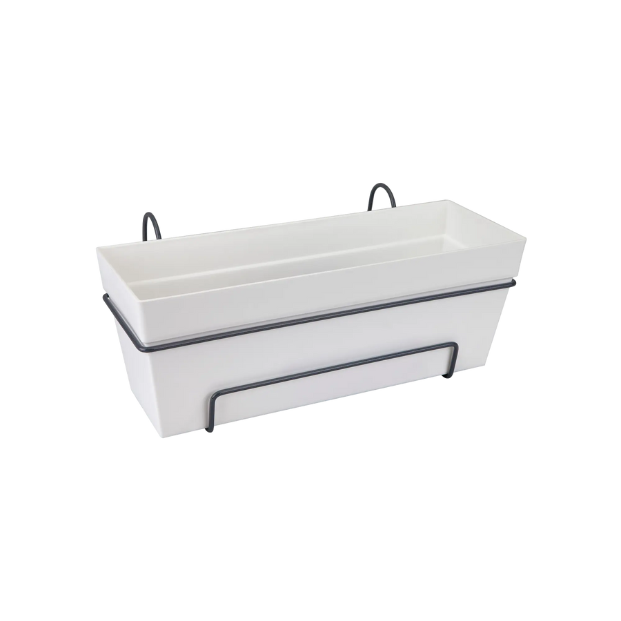 Loft Urban Trough Allin1 White 50Cm - Pots - Windyridge Garden Centre