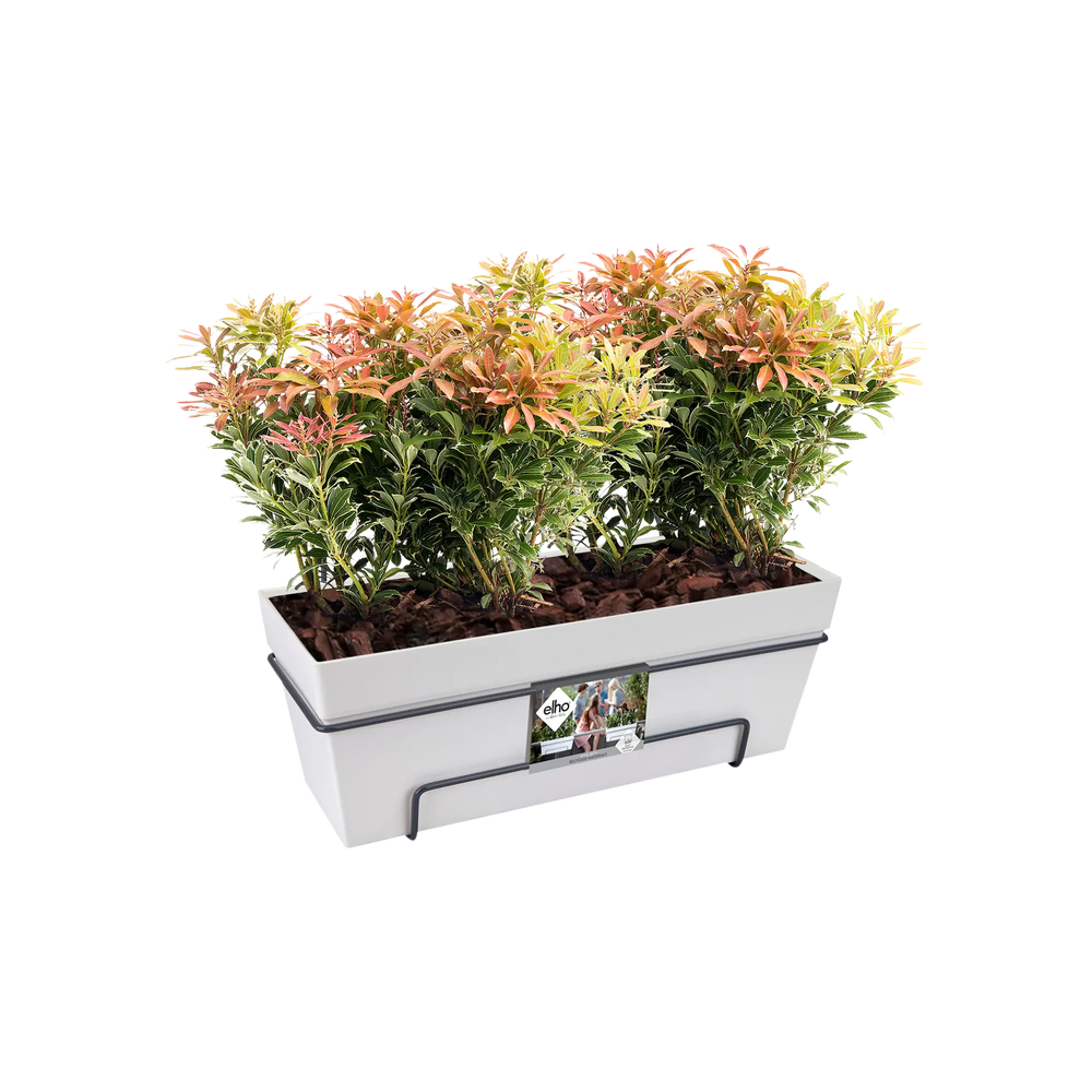 Loft Urban Trough Allin1 White 50Cm - Pots - Windyridge Garden Centre