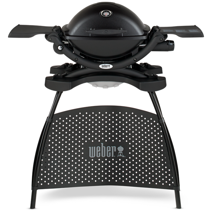 Weber Q 1200 Gas Barbecue on a stand