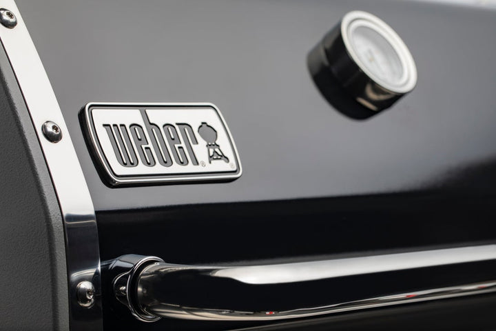 Weber Logo on a Genesis II E310 Gas BBQ