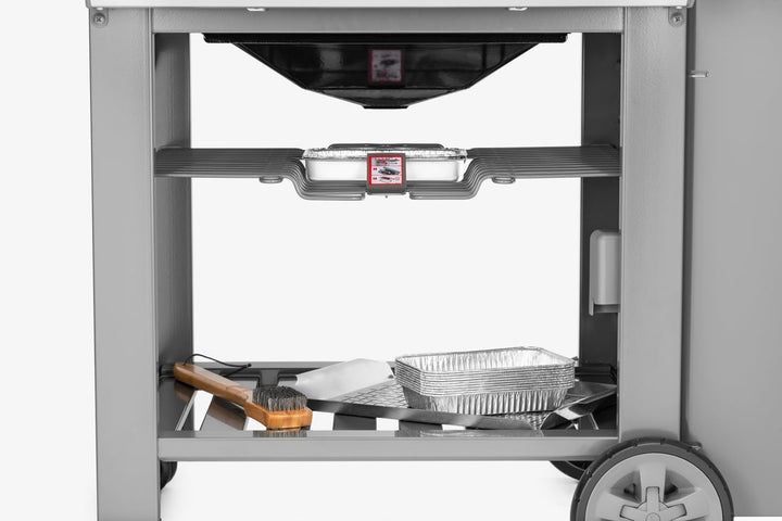 Open Cart System on a Weber Genesis II E310 Gas Barbecue