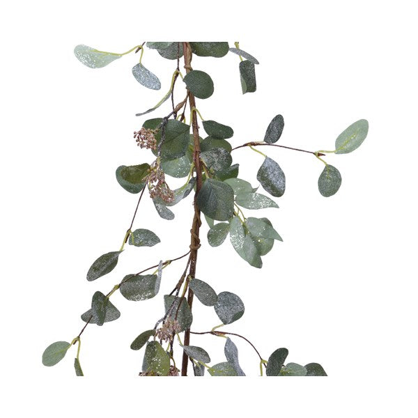 Plc Eucalyptus Garland Green Frosted - Christmas - Windyridge Garden Centre