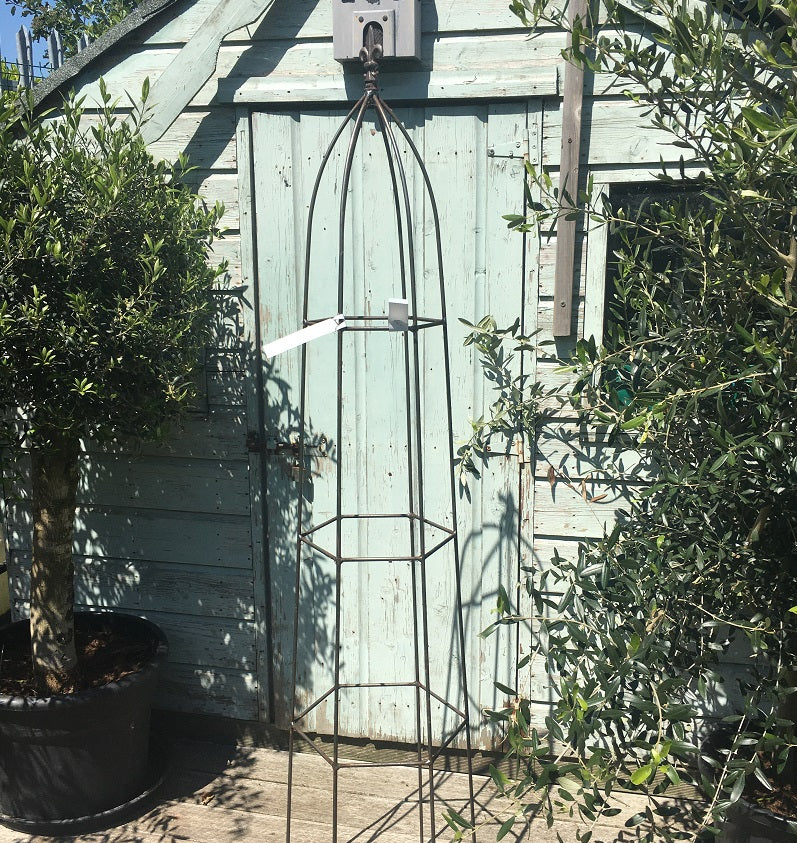 Rust Large Pyramid Obelisks Fdl Top 6Ft - Tools & Equipment - Windyridge Garden Centre
