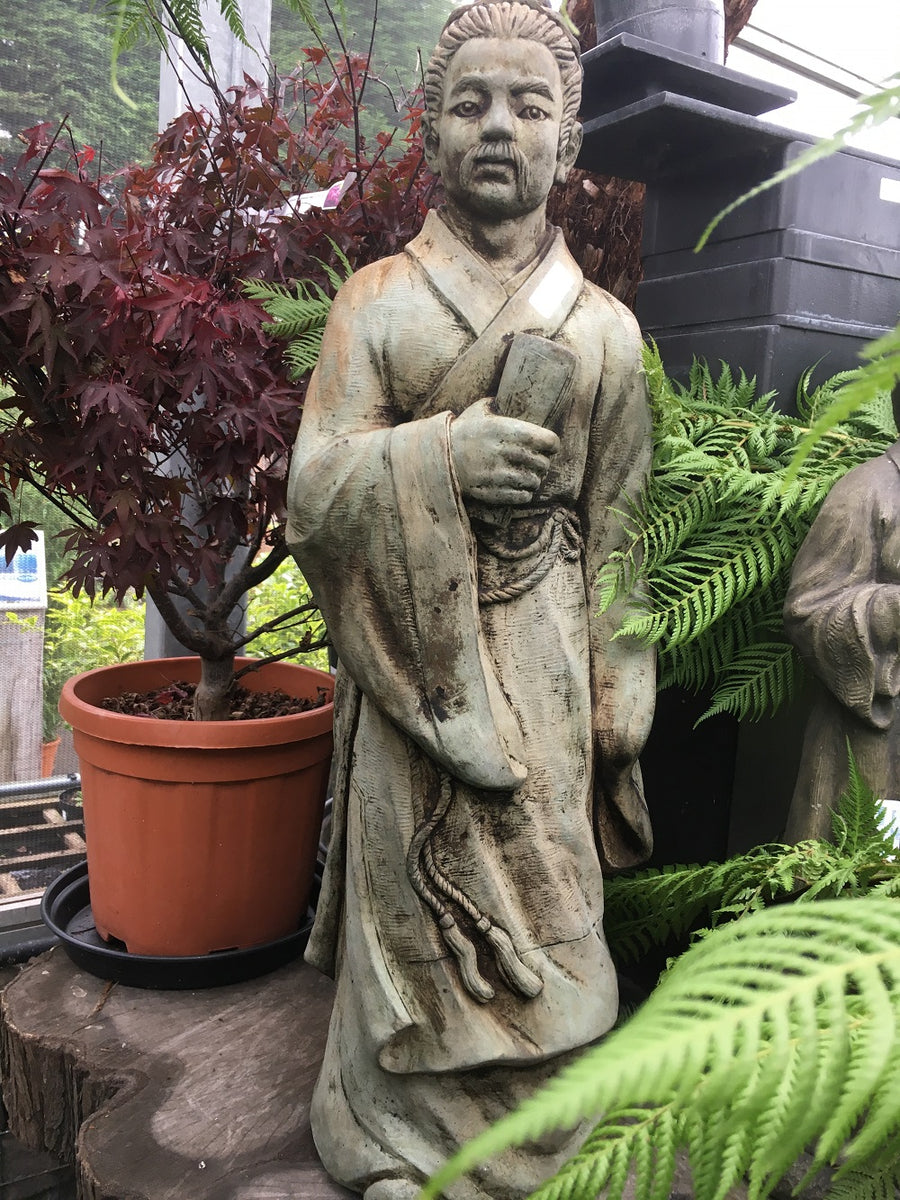 Asian Scholar Man (Right) - Garden Ornaments - Windyridge Garden Centre