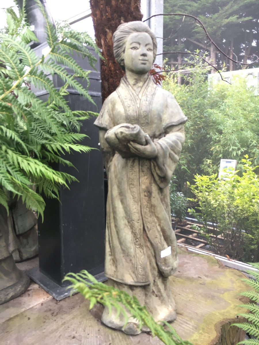 Asian Scholar Women (Left) - Garden Ornaments - Windyridge Garden Centre