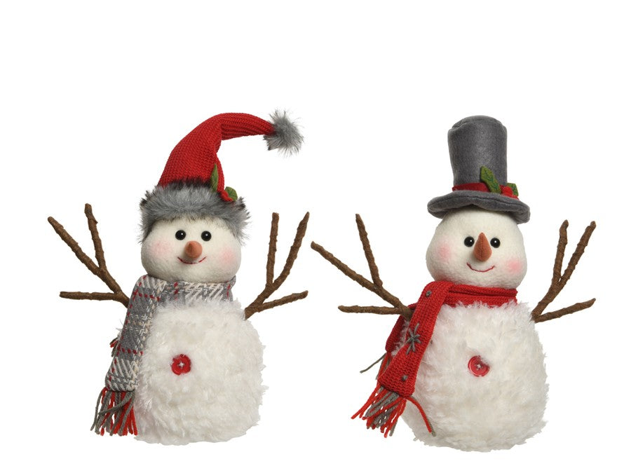 Pes Snowman Standing 2Ass14X29X28Cm - Christmas - Windyridge Garden Centre