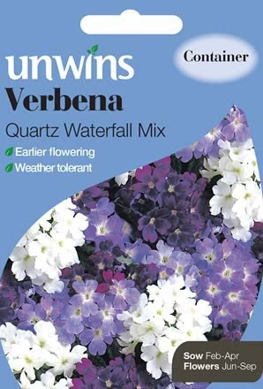 Verbena Quartz Waterfall Mix - Seed Packets - Windyridge Garden Centre
