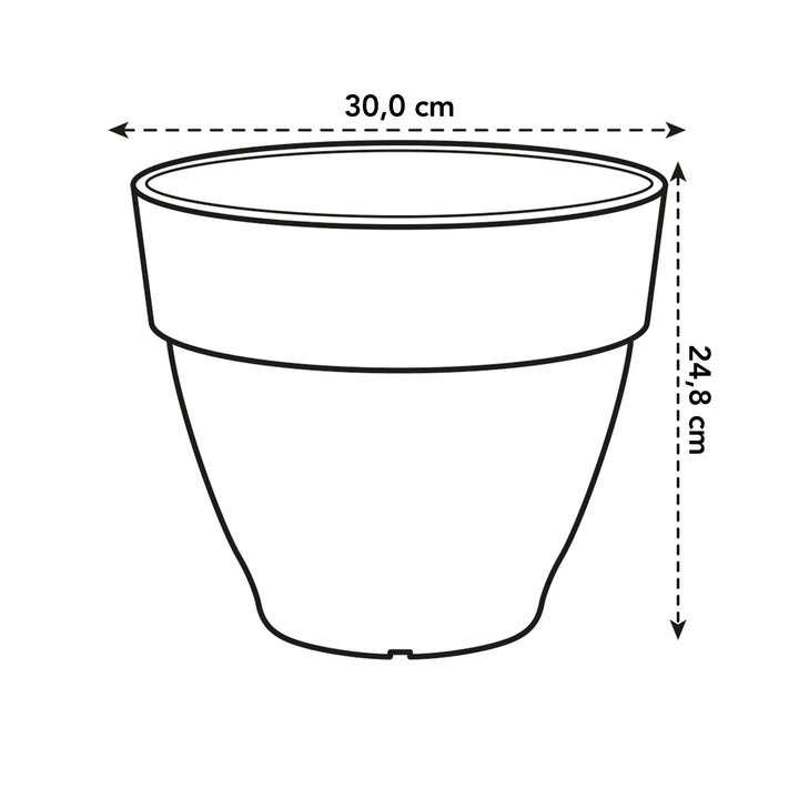 Vibia Campana Round Pot Ø30cm Living Concrete