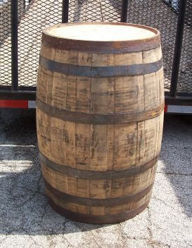 Raw Oak 40 Gallon Barrel